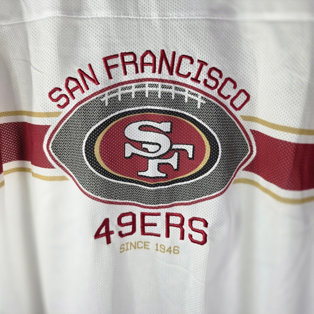 Ultra Game NFL San Francisco 49ers Womens Soft Mesh Varsity T-Shirt XL NWT - Picture 2 of 9